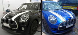Varianten verschiedener Designs für den Mini Cooper One